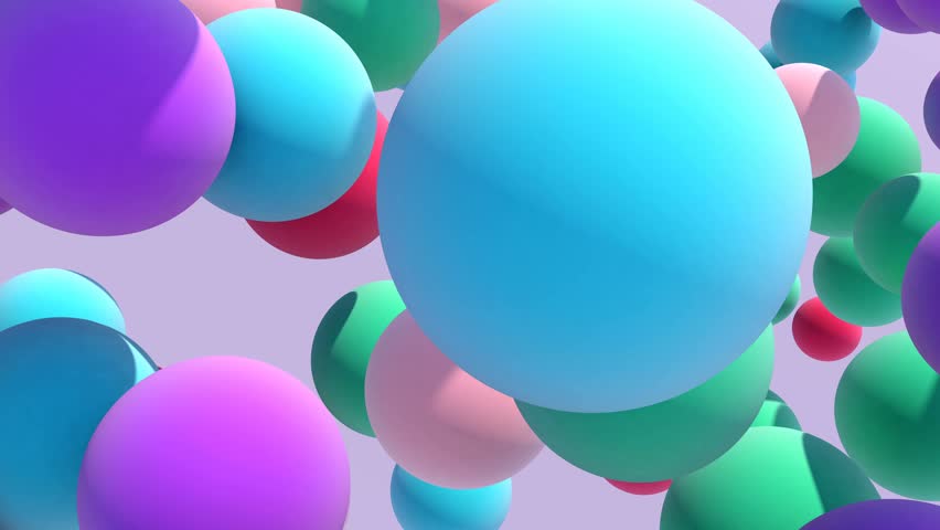 Colorful balloon floating in motion Royalty-Free Stock Footage #1015835131