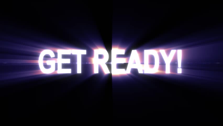 Get Ready Text In Light Stock Footage Video 100 Royalty Free Shutterstock