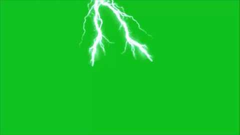 lighting bolt green screen background