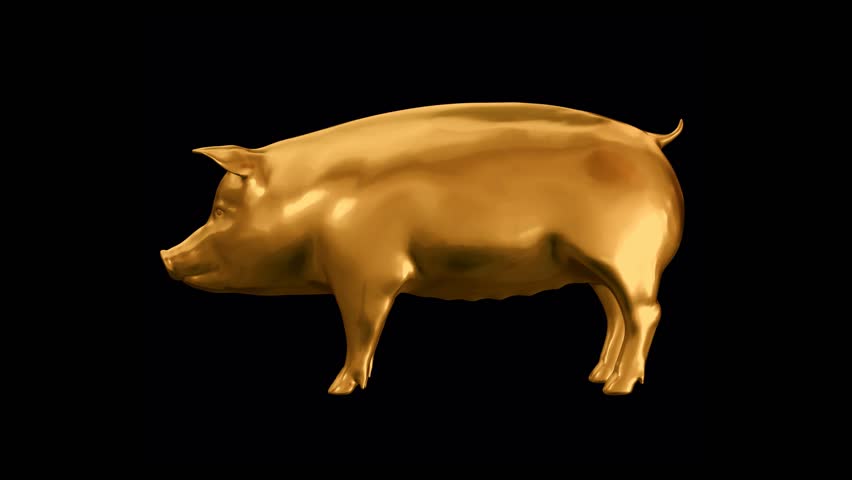 Gold Pig Statue Stock Video Footage - 4K and HD Video Clips | Shutterstock