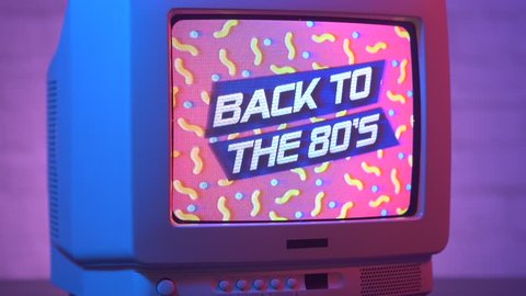 Back To The 90s Text の動画素材 ロイヤリティフリー Shutterstock