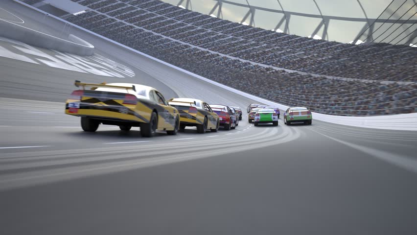 High Speed Racing Car Race. Stock Footage Video (100% Royalty-free ...