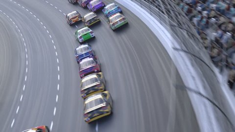 High Speed Racing Car Race High Stock Footage Video (100% Royalty-free ...