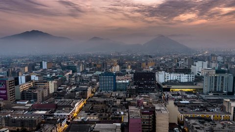 Aerial View of Lima, Peru