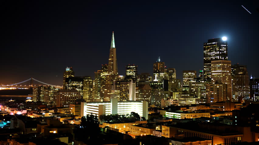 Aerial view of center of Oakland, California image - Free stock photo ...