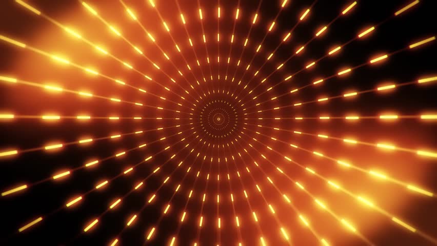 2d Orange Neon Circles Tunnel Stock Footage Video 100 Royalty Free Shutterstock