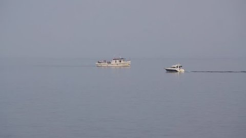 A ships on lake Baikal