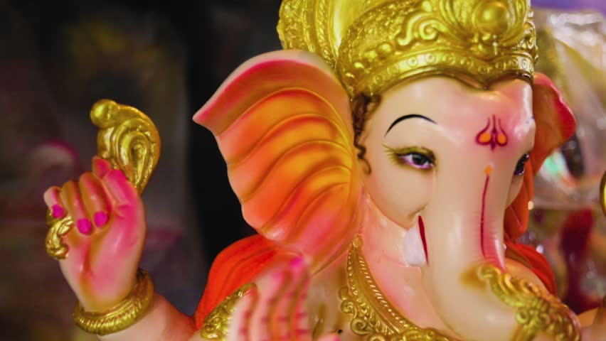 Lord Ganesha , Ganesha Festival Royalty-Free Stock Footage #1015990603