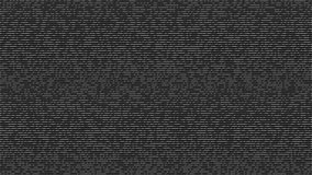 Loopable: Sharp white binary digital code abstract background with randomly changing zeros and ones isolated on black.