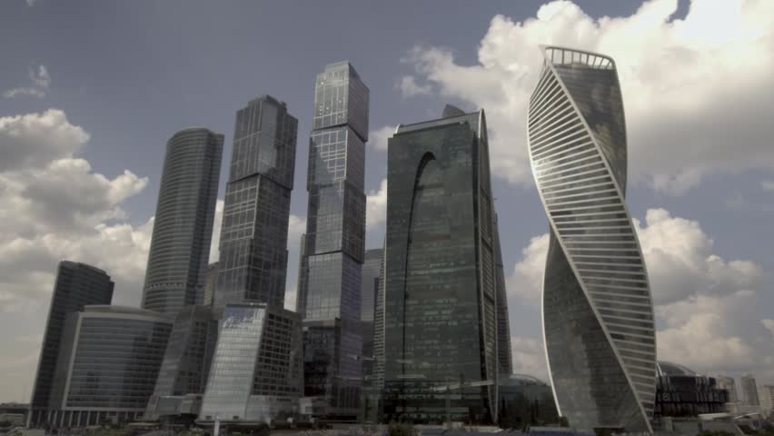30 sec timelapse of new Moscow city