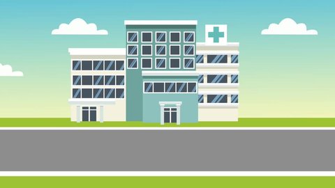 Cartoon Hospital Building Stock Video Footage 4k And Hd Video Clips Shutterstock