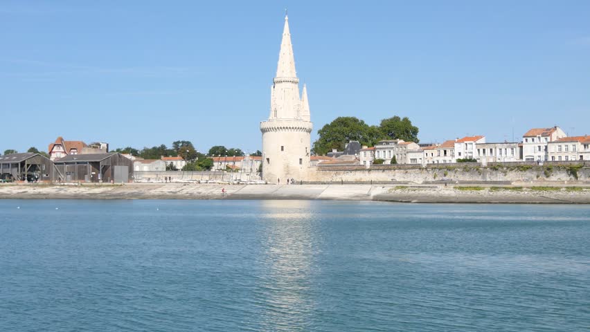 The lantern tower ("Tour de la Lanterne" in french) is one of the towers of the old port of La rochelle, a town in western France. These towers structure the typical landscape of the city.