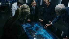 Diverse Team of Corporate Businesspeople Work on Computers and Have Meeting about Logistics of Import / Export. Specialists Working on Computers. Shot on RED EPIC-W 8K. - Powered by Shutterstock - Get 15% off with code: PIKWIZARD15