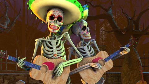 50 Skeleton Playing Guitar Stock Video Footage - 4K and HD Video Clips |  Shutterstock