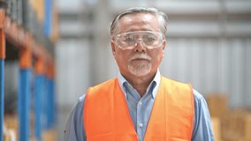 Futuristic logistic technology concept. Senior logistic drone operator panning through holographic display of his delivery with his warehouse in background. With smart glasses. VFX hologram. - Powered by Shutterstock - Get 15% off with code: PIKWIZARD15