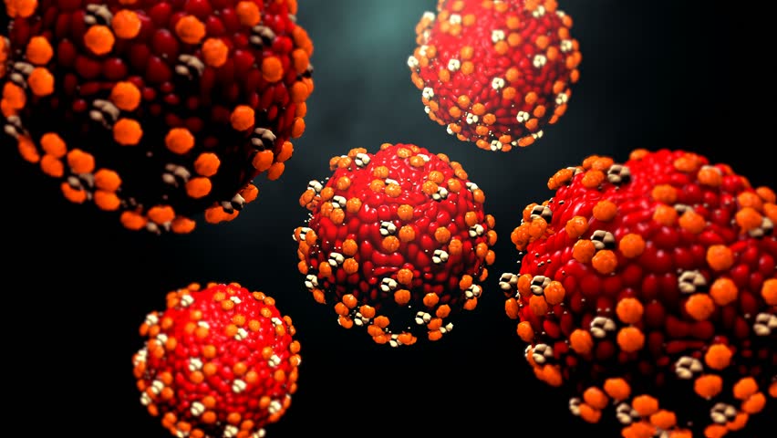 Measles virus or virus in motion | Shutterstock HD Video #1016109346