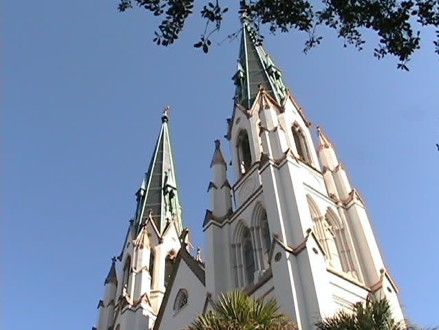 Cathedral in Downtown Savannah
