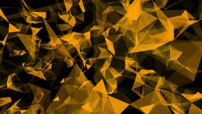 Animated video clip abstract computer screen saver with moving geometric shapes with transparency and gradient color effects