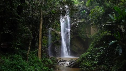 Waterfall Waterfall in nature travel mok fah waterfall