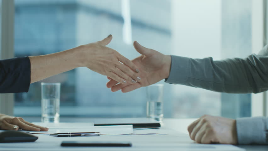 Close-up of the Businesswoman and Stock Footage Video (100% Royalty