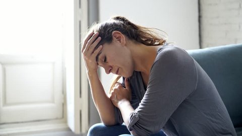 Young woman suffering from depression