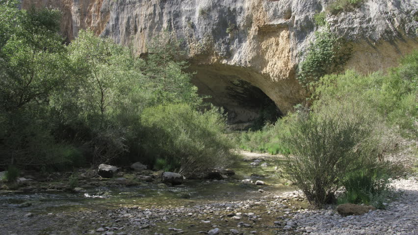 Aragon River with Rio Vero Canyon, Province of Huesca, Spain 1