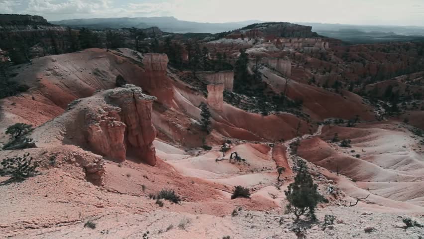 Bryce Canyon National Park, Utah, United States - Graded and stabilized version. Watch also for the native material, straight out of the camera.