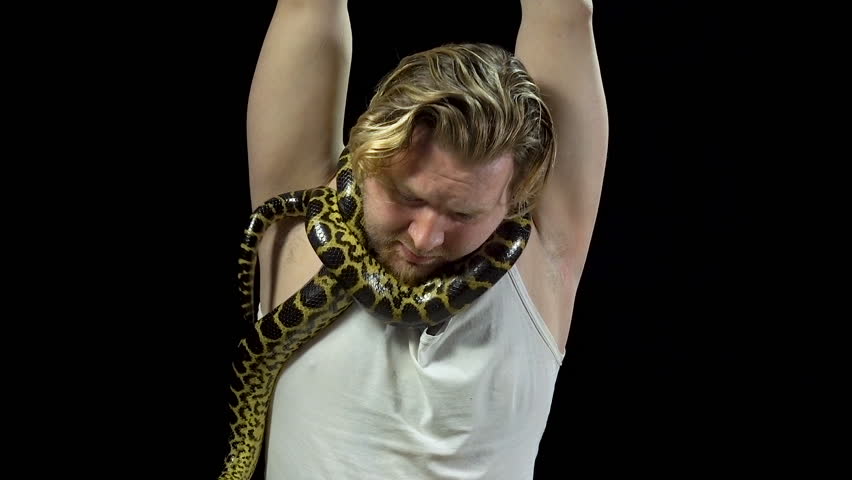 tied man python on his neck Stock Footage Video (100% Royalty-free ...