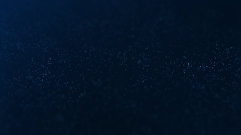 Abstract animated fluid particles world. Loop Background.