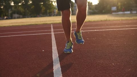 Sport Runner Feet Running On Road Stock Photo (Edit Now) 223478332