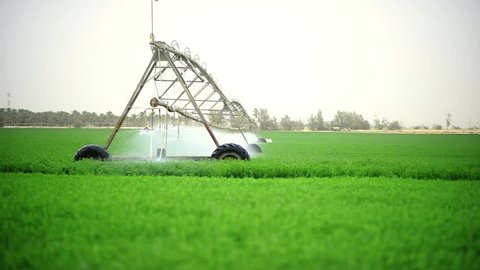 Irrigation System for farming in Pivots located at the Southern Desert of Egypt
