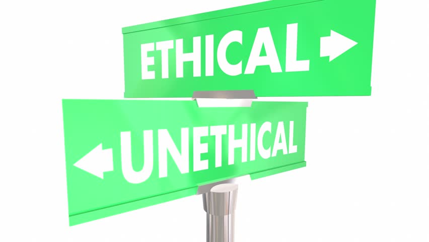 ethical-vs-unethical-behavior-choices-2-stock-footage-video-100