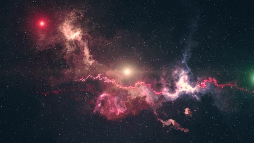 The origin of the universe, the big Bang, bright futuristic composition | Shutterstock HD Video #1016375521