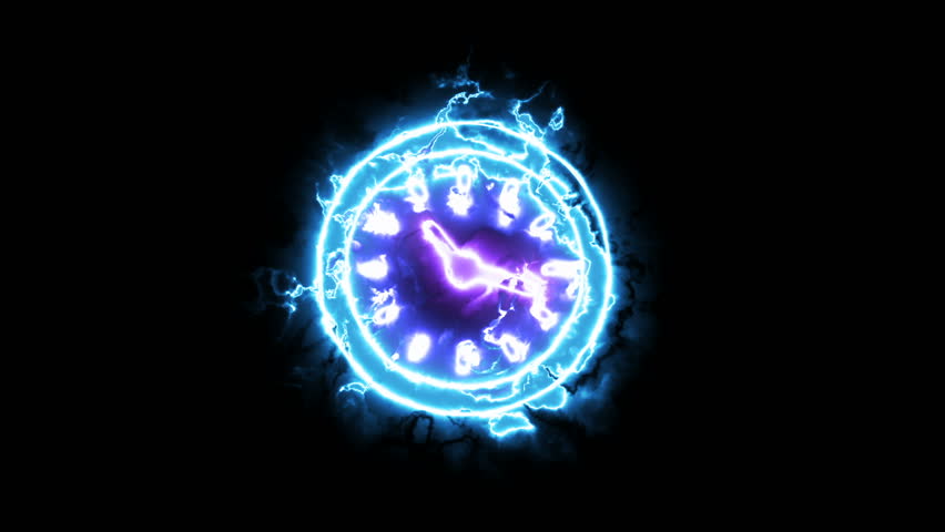 intro clock time animation sign energy Stock Footage Video (100% ...