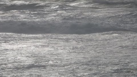 Stormy waves Mediterrenian