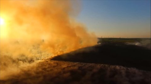 Wild Fire by drone from N. Ireland