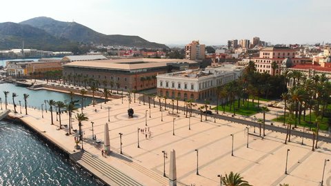 Main square, tourist destination Region of Murcia,  Municipality of Cartagena,  Cartagena.