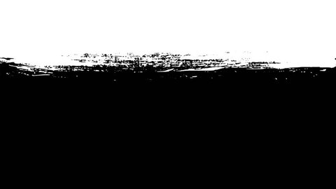 4k Paint Brush Stroke Transition Wipe On And Off/
Animation of a black and white abstract paint brush wipe on and on effect, with ease in for transition background
