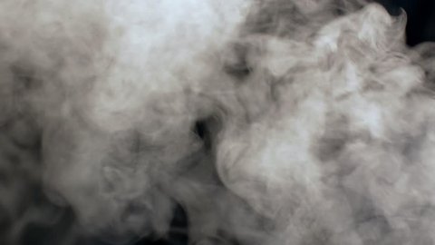 Smoke (stream) blowing in the air