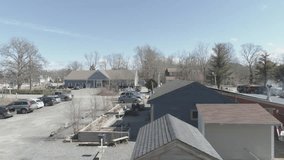Aerial video of Brewster, Massachusetts