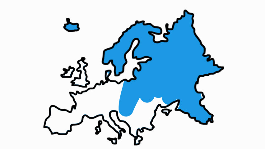 Sketch Map Of Europe Europe Map Sketch Illustration Hand Drawn Stock Footage Video (100%  Royalty-Free) 1016469292 | Shutterstock