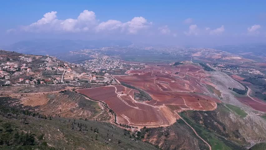 Landscape and view on Lebanon state
