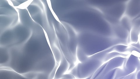 white wave surface on a blue background. 3D rendering