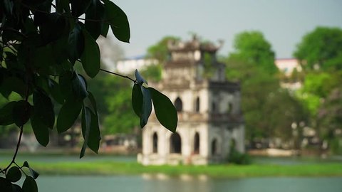 Vietnam - Hanoi - Hoan Kiem Lake, Turtle Tower