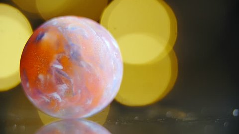 Orange Colorful Marble Roll Off Stock Footage Video (100% Royalty-free)  1021554004 | Shutterstock