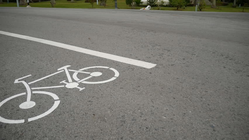 Street way for bike-cycle in the park | Shutterstock HD Video #1016598436