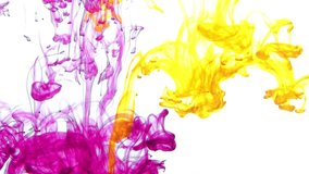 1920x1080 25 Fps. Very Nice Abstract Colorful ink Color Watercolor in Water Texture Video.