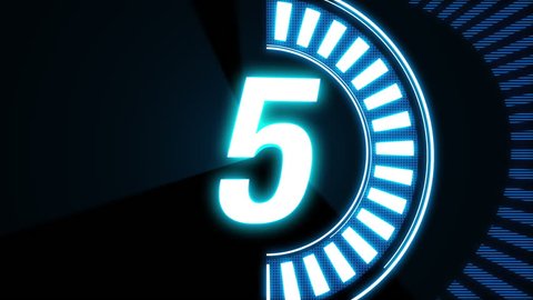 5sec count down animation.
neon color pop style counter.
count end will whiteout.