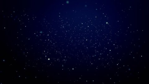 Abstract dark blue motion background with twinkling dots 4K
