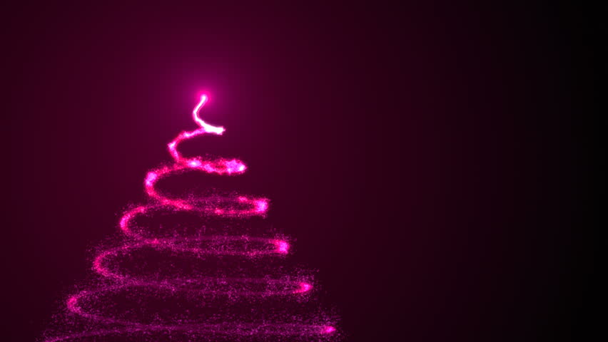 Christmas Tree on black background. Colorful 3d rendering backdrop | Shutterstock HD Video #1016755474